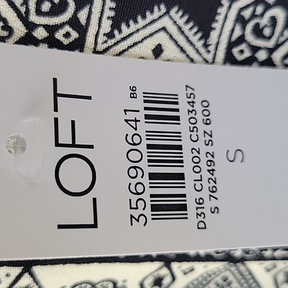 Loft Black and White Dress - Picture 3 of 11